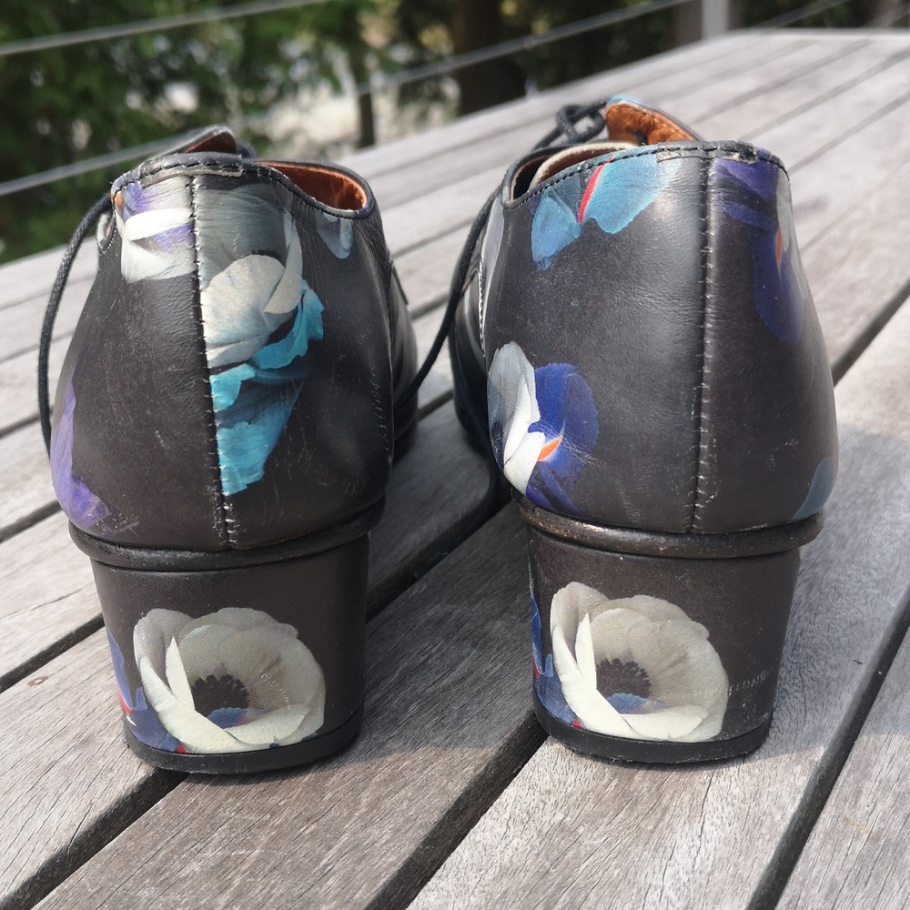 Minimarket flowered leather shoes - Picture 11 of 15